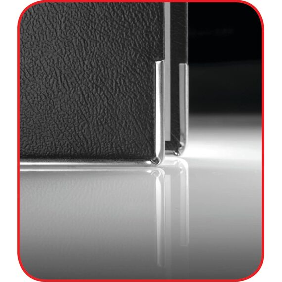 herlitz Ordner A4 maX.file protect, A4, 8 cm Rückenbreite, Dunkelgrün, Einsteckrückenschild, Kantenschutz, 1 Stück