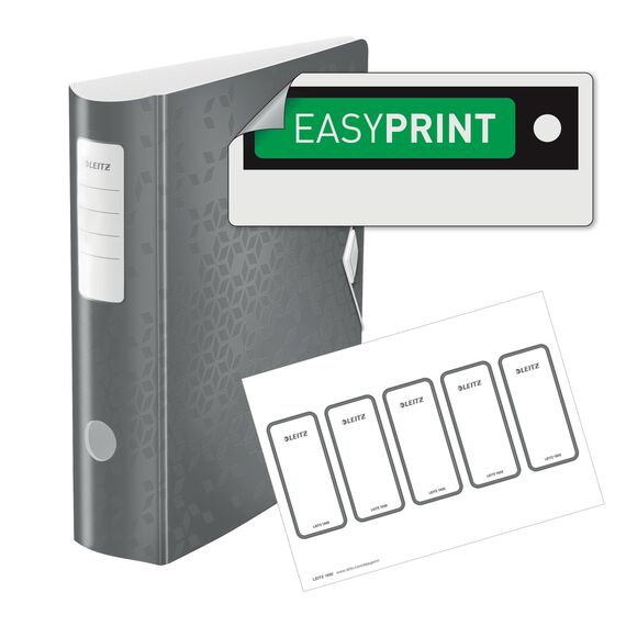 Leitz Qualitäts-Ordner 180° Active WOW, A4, Breit, Abgerundeter Rücken, 8,2 cm breit, Gummibandverschluss, Leichtes Polyfoam, Plastik-Ordner, WOW Serie, Blau, 11060036