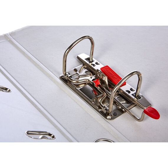 Herlitz 5450705 Ordner maX.file protect (A4, 5 cm, mit Einsteckrückenschild) weiß, 1 Stück