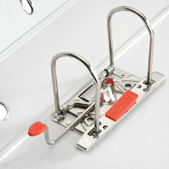 Herlitz 10094837 Ordner maX.file protect A4 (8 cm mit Einsteckrückenschild) acqua (Packung mit 2)