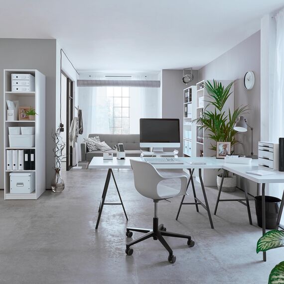 Leitz Qualitäts-Ordner 180° Active WOW, 5er Pack, A4, Breit, Abgerundeter Rücken, 8,2 cm breit, Gummibandverschluss, Leichtes Polyfoam, Plastik-Ordner, WOW Serie, Weiß, 11060001