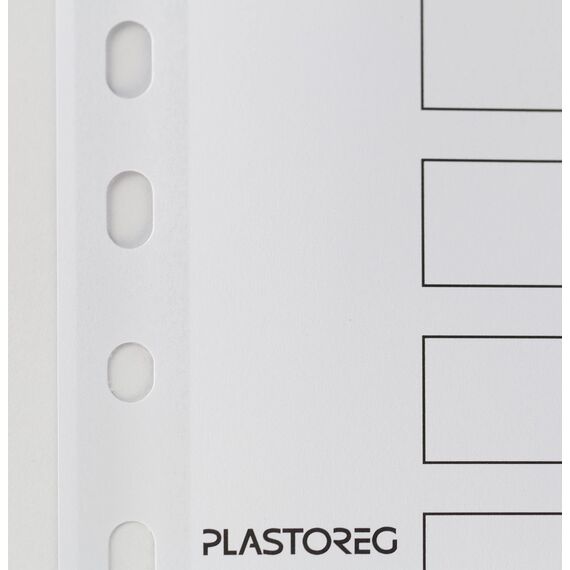 5er Set XXL 20-teiliges Register/Trennblätter extra breit aus PP DIN A4+ mit Buchstaben A-Z, volldeckend + praktischem Deckblatt aus Papier. Trenn-Blätter überbreit für die Ordner-Organisation im Büro