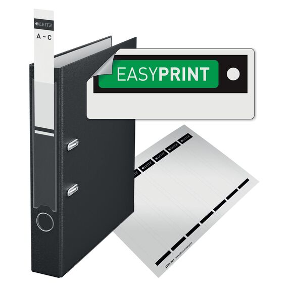 Leitz Qualitäts-Ordner 180° Plastik, 20er Pack, A4, Schmal, Orange, 5,2 cm Rückenbreite, PP-laminierter Einband, 10155045