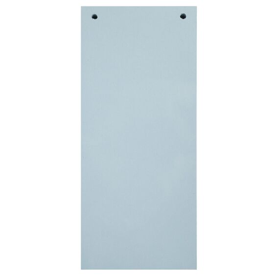 Exacompta 13415B 100er Pack Karton-Trennstreifen. 10,5 x 24 cm blau. Für eine übersichtliche Anblage Ihrer Dokumente. Trennlaschen Trennblätter Ordner Register Blauer Engel