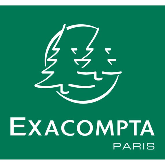 Exacompta 13595B 100er Pack Karton-Trennstreifen. Trapezform farbig sortiert. Für eine übersichtliche Anblage Ihrer Dokumente. Trennlaschen Trennblätter Ordner Register Blauer Engel