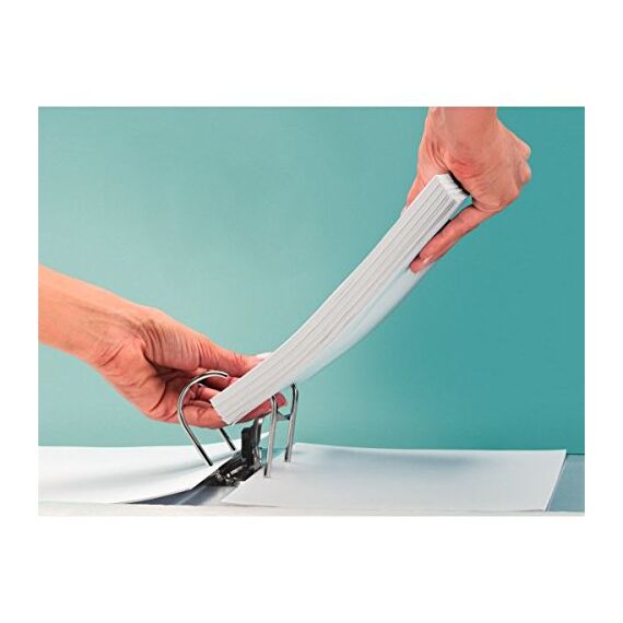 Leitz Qualitäts-Ordner 180° Plastik, das Original, DIN A4 Aktenordner 5 cm schmal, 90% Recycling-Karton, 30% Pre-Consumer Recycling-Kunststoff, Mit 180° Mechanik, 350 Blatt Kapazität, Rot, 10155025