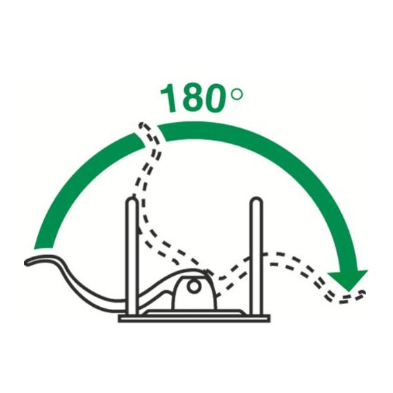 Leitz Qualitäts-Ordner 180° Plastik, das Original, DIN A4 Aktenordner 5 cm schmal, 90% Recycling-Karton, 30% Pre-Consumer Recycling-Kunststoff, Mit 180° Mechanik, 350 Blatt Kapazität, Blau, 10155035