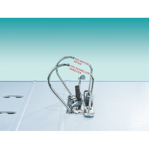 Leitz Qualitäts-Ordner, 3er-Pack, Wolkenmarmor-Papier, A4, 8 cm Rückenbreite, Rot, 310305025