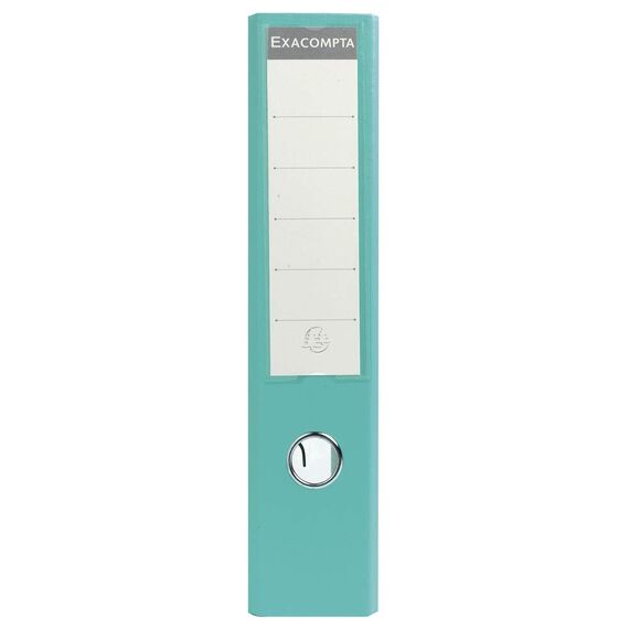 Exacompta 53703E 10er Pack Premium PVC-Ordner Prem´Touch Pastell. 7 cm breit DIN A4 Ringordner Aktenordner Briefordner Büroordner Plastikordner Schlitzordner Pastellgrün