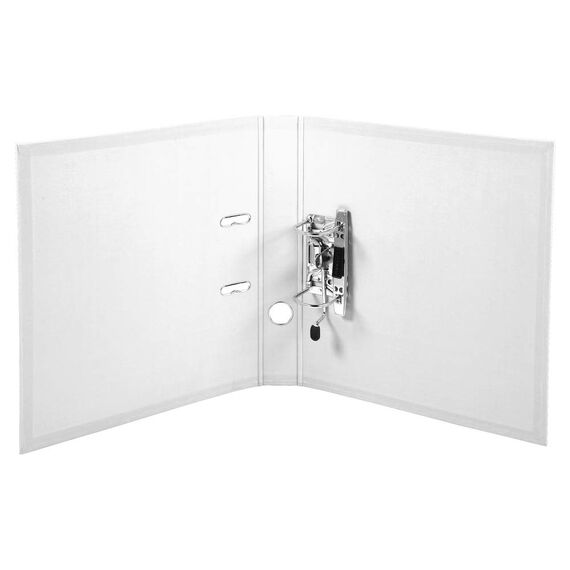 Exacompta 53548E Premium PVC-Ordner Prem´Touch Pastell. 5 cm schmal DIN A4 Ringordner Aktenordner Briefordner Büroordner Plastikordner Schlitzordner Weiß, 1 Stück