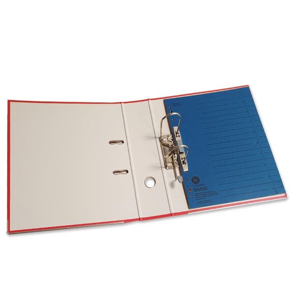 Original Falken 100er Pack Trennblätter. Made in Germany. Aus Recycling-Karton für DIN A4 rot Trennlaschen Trennblätter Ordner Register Kalender Blauer Engel