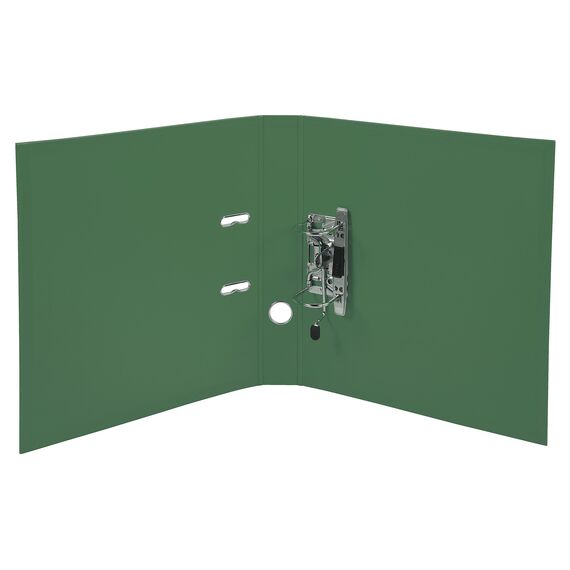 Exacompta 53553E Premium PP-Ordner Prem´Touch. 5 cm schmal DIN A4 Kunststoffbezug außen Papierbezug innen Rückenschild austauschbar Ringordner Aktenordner Briefordner Plastikordner dunkelgrün