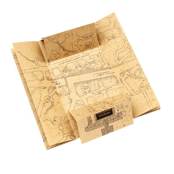 Grupo Erik Karte des Rumbtreibers Harry Potter Karte mit einer Größe von 174x39,5cm Offizieller Harry Potter Fanartikel Merch Geschenke