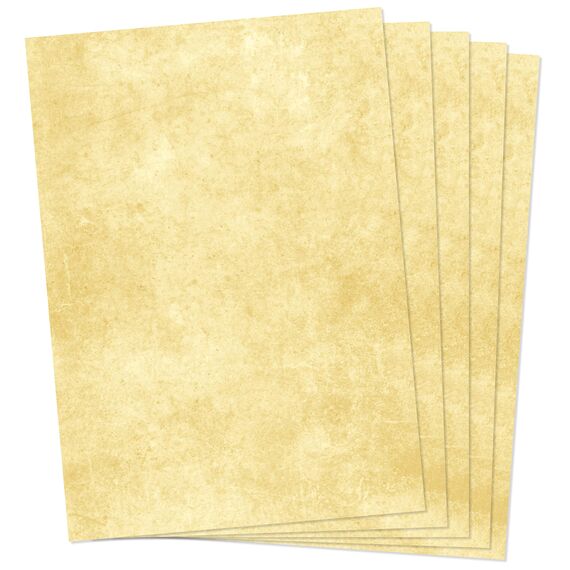 Clever Pool 25 Blatt Briefpapier, Urkundenpapier, Vintage, marmoriert, hochwertige 120g/qm Qualität, beidseitig, Mittelalter Papier, freundliche Farbe