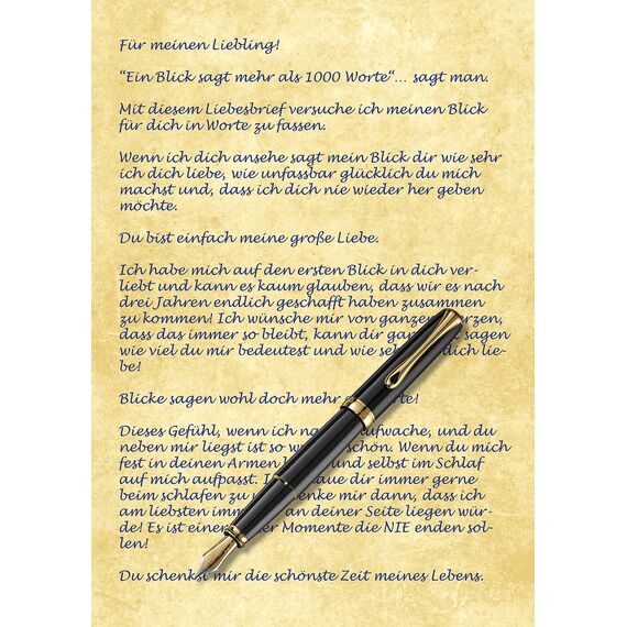 Clever Pool 25 Blatt Briefpapier, Urkundenpapier, Vintage, marmoriert, hochwertige 120g/qm Qualität, beidseitig, Mittelalter Papier, freundliche Farbe