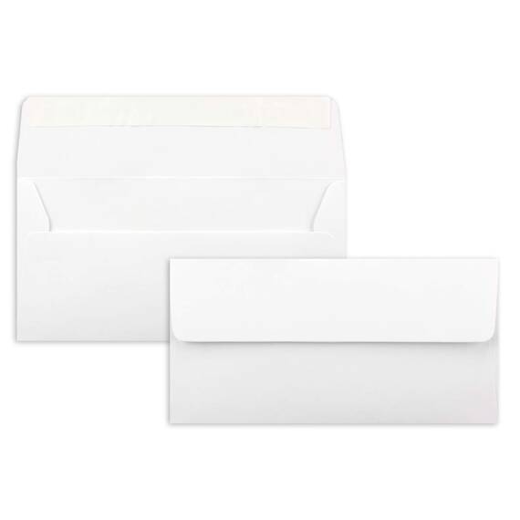 250x Briefpapier Set DIN A4 mit DIN Lang Briefumschlägen, Haftklebung - Weiß - mattes Schreibpapier mit Kuverts - FarbenFroh by GUSTAV NEUSER