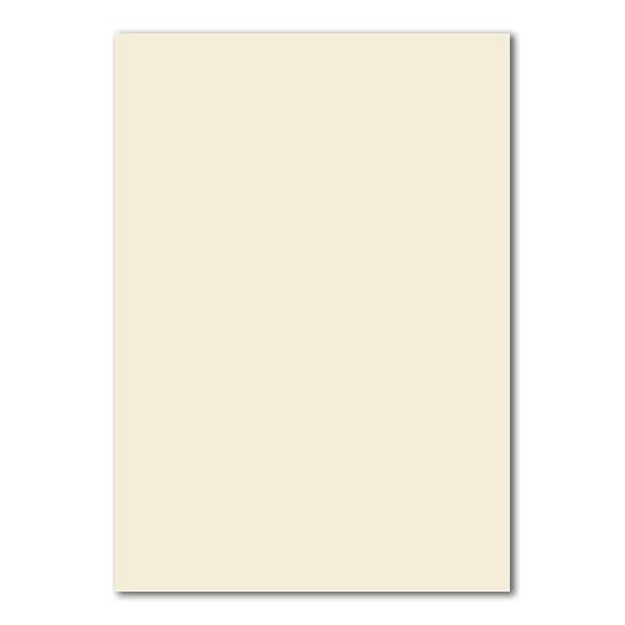 300x Briefpapier Set DIN A4 mit DIN Lang Briefumschlägen, Haftklebung - Vanille (Creme) - mattes Schreibpapier mit Kuverts - FarbenFroh by GUSTAV NEUSER