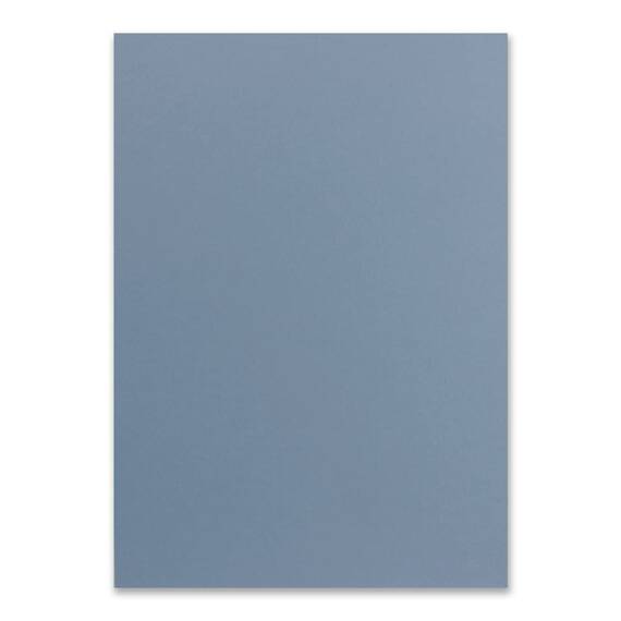 500x Briefpapier Set DIN A4 mit DIN Lang Briefumschlägen, Nassklebung - Graublau - mattes Schreibpapier mit Kuverts - FarbenFroh by GUSTAV NEUSER