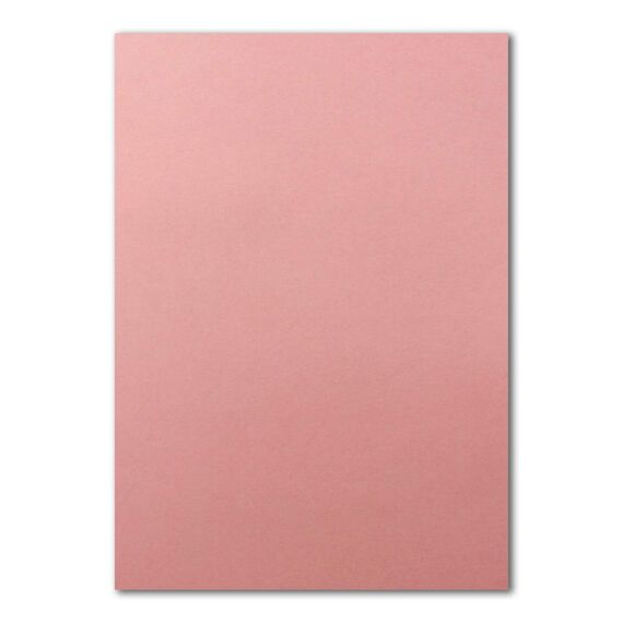 1000x Briefpapier Set DIN A4 mit DIN Lang Briefumschlägen, Nassklebung - Alt-Rosa - mattes Schreibpapier mit Kuverts - FarbenFroh by GUSTAV NEUSER