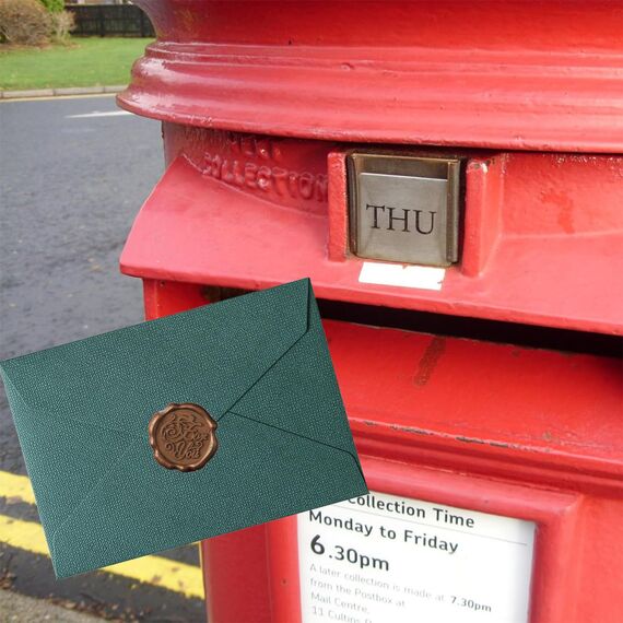 22 Stück Briefpapier Vintage Papier, Set mit 6 Leinenumschlag Umschläge und Wachssiegel 10 A5 Briefpapier Vintage Papier, Kraftpapier Umschläge für Geburtstag, Hochzeits Einladung Grußkarten (Grün)