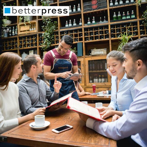 Betterpress® 100 Blatt Briefpapier Marmorpapier grau 120g, A4 – Beidseitig marmoriertes Papier in hochwertiger Qualität – Premium ideal als Speisekarte, Zertifikat, Kirchenheft und Urkunde