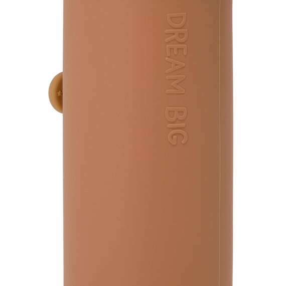 LEGAMI - 2-in-1 Weiche Silikontasche - Kawaii, Giraffe Schultasche, Tischstifthalter, Reißverschluss, Silikon, Stiftetasche Buntstifte Marker, H 18,5 cm, Teddy Bear