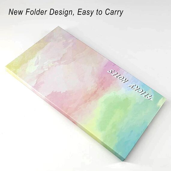 500 Farbige Durchsichtige Notizzettel, Transparente Stickynotes Schulsachen Aesthetic Office