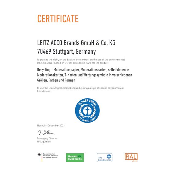 FRANKEN Moderationskarten Kreis klein, 95 mm, 500 Stück, Präsentationskarten ideal für Meetings, Trainings, Schulungen im Büro oder Hotel und Lehrer in der Schule, Metaplankarten, Weiß, UMZ 10 09