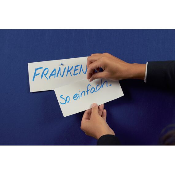 FRANKEN Moderationskarten Rechteck, 205 x 95 mm, 500 Stück, Präsentationskarten ideal für Meetings, Trainings, Schulungen im Büro oder Hotel und Lehrer in Schulen, Metaplankarten, Orange, UMZ 1020 05