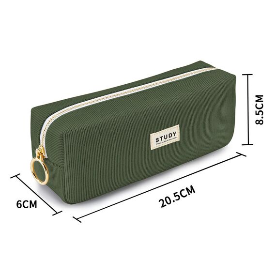 KALIDI Mäppchen Federmäppchen Mädchen Teenager Stiftetasche Stiftemappe Cord-Stoff Federtasche Pencil Case Schulmäppchen