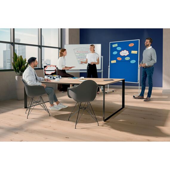 FRANKEN Moderationskarten Kreis groß, 195 mm, 500 Stück, Präsentationskarten ideal für Meetings, Trainings, Schulungen im Büro oder Hotel und Lehrer in der Schule, Metaplankarten, Gelb, UMZ 20 04