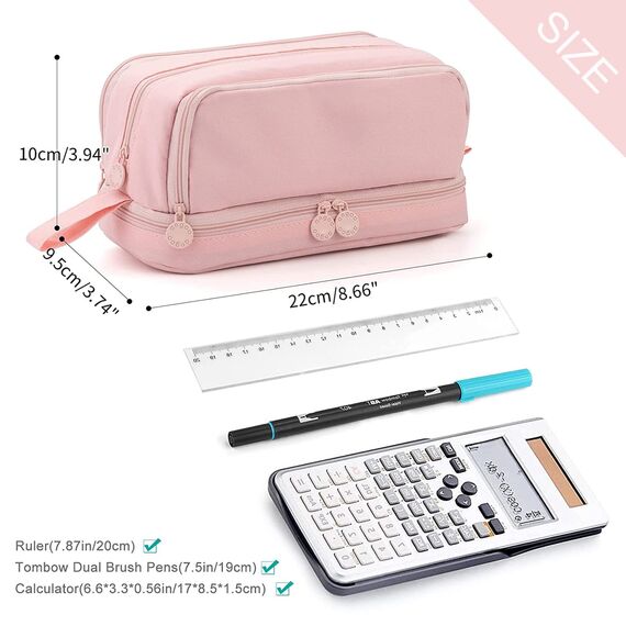 Mailain Federmäppchen Mäppchen Mädchen Teenager, Groß Federtasche Federmappe Erwachsene Etui Schule 4 Fächer Pencil Cases