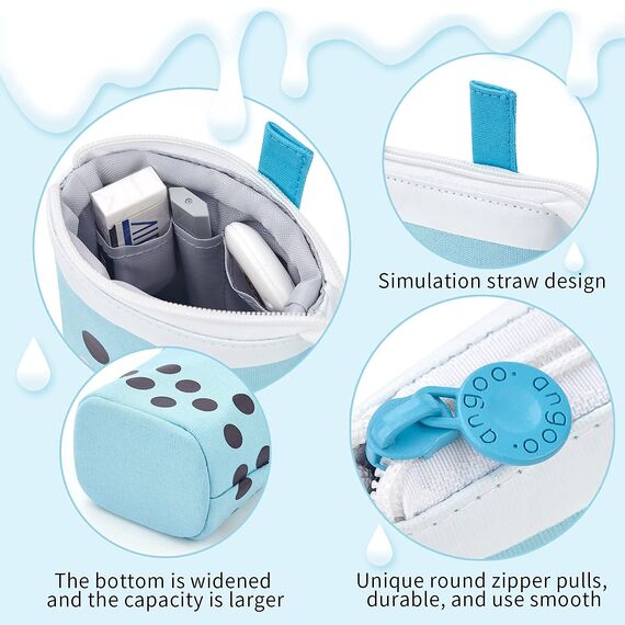 YeahBoom Federmäppchen Reißverschluss,2-in-1 Schlampermäppchen und Stifteköcher,Federmäppchen Mädchen,Ständer Bleistifthalter,Teleskopisch Mäppchen,Stifteköcher für Teenager Schülerin