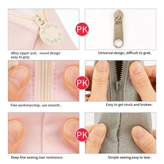 EASTHILL Federmäppchen mit großer Kapazität, hohe große Aufbewahrungstasche, Marker, Stifteetui, einfache Schreibwaren-Tasche, Schule, Uni, Büro, Organizer für Teenager, Mädchen, pink