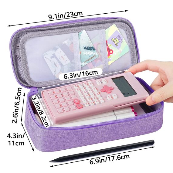 WEMATE Federmäppchen Federtaschen Mäppchen Etui Stifte 5 Fach, Große Kapazität Pencil Case Großes Federmäppchen Tasche Halter Schreibwaren Zippered Desk Organizer