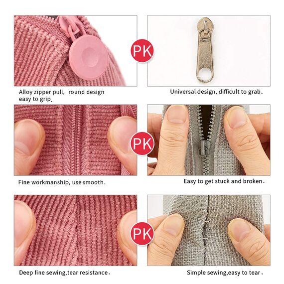 EASTHILL Federmäppchen mit grossem Fassungsvermögen Mäppchen Schreibwarenbeutel Bleistift Beutel für Middle High School College Mädchen Erwachsener Teenager Geschenk -Pink