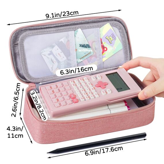 WEMATE Federmäppchen Federtaschen Mäppchen Etui Stifte 5 Fach, Große Kapazität Pencil Case Großes Federmäppchen Tasche Halter Schreibwaren Zippered Desk Organizer