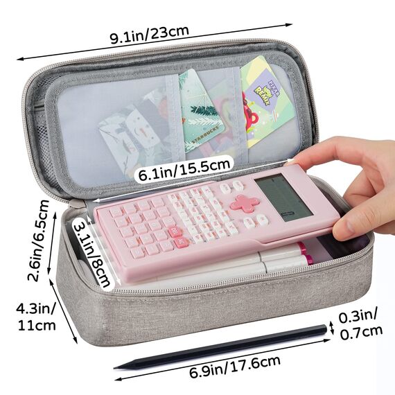 WEMATE Federmäppchen Federtaschen Mäppchen Etui Stifte 5 Fach, Große Kapazität Pencil Case Großes Federmäppchen Tasche Halter Schreibwaren Zippered Desk Organizer