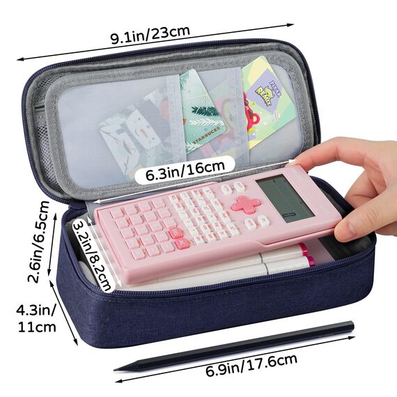 WEMATE Federmäppchen Federtaschen Mäppchen Etui Stifte 5 Fach, Große Kapazität Pencil Case Großes Federmäppchen Tasche Halter Schreibwaren Zippered Desk Organizer