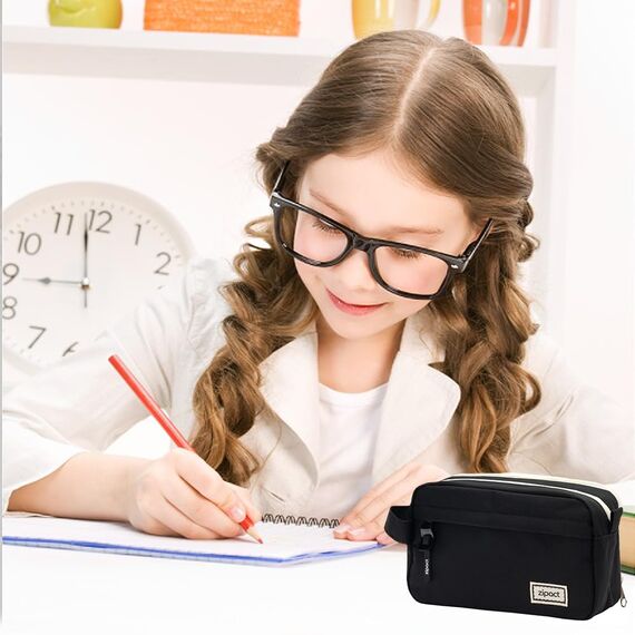 HuaMuDM Federmäppchen, Etui Große Kapazität, Unisex Mäppchen, Stiftetasche, federmäppchen große kapazität, Große Kapazität Pencil Case, Federmäppchen Groß, Super terbar Mäppchen Teenager mit Kapazität