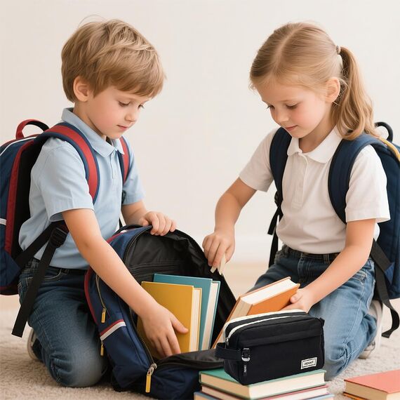 HuaMuDM Federmäppchen, Etui Große Kapazität, Unisex Mäppchen, Stiftetasche, federmäppchen große kapazität, Große Kapazität Pencil Case, Federmäppchen Groß, Super terbar Mäppchen Teenager mit Kapazität