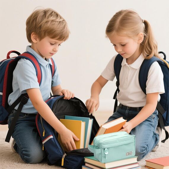 HuaMuDM Federmäppchen, Etui Große Kapazität, Unisex Mäppchen, Stiftetasche, federmäppchen große kapazität, Große Kapazität Pencil Case, Federmäppchen Groß, Super terbar Mäppchen Teenager mit Kapazität