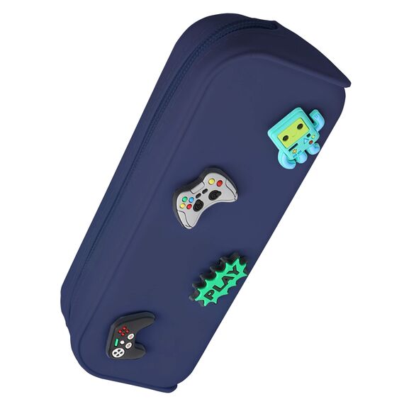 ONLINE Federmäppchen Game Time Pins I Stylische Federtasche für Mädchen & Jungen, ideal für Schule, Uni & Büro I Pencil Case mit praktischem Reißverschluss zur Aufbewahrung von Stiften & Kosmetik