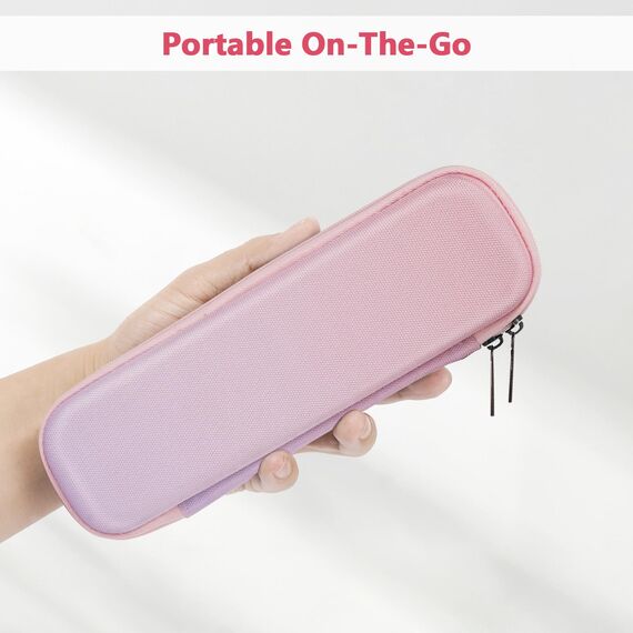 FINPAC Federmäppchen, Federtasche Hart Eva Stift Etui stoßfeste Stiftetasche Mäppchen Schlamperbox Bleistifttasche für Executive Füllfederhalter für Büro Schule (Rosa Ombre, Klein)