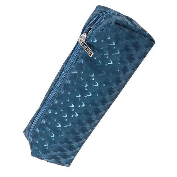 ONLINE Federmäppchen Petrol Drops I Stylische Federtasche für Mädchen & Jungen, ideal für Schule, Uni & Büro I Pencil Case mit praktischem Reißverschluss zur Aufbewahrung von Stiften & Kosmetik