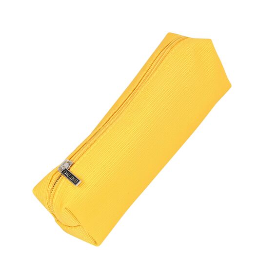 Online Premium-Schlampermäppchen/Pencil Case Gelb I Stylisches Schlamperetui für Jungen & Mädchen I Federmäppchen mit praktischem Reißverschluss I 1 Fach I Ideal für Schule, Uni & Büro
