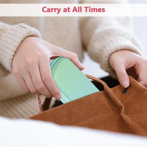 FINPAC Federmäppchen, Federtasche Hart Eva Stift Etui stoßfeste Stiftetasche Mäppchen Schlamperbox Bleistifttasche für Executive Füllfederhalter für Büro Schule (Blau-Grün-Ombré, Klein)