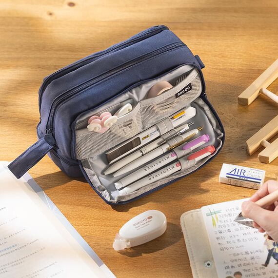 HuaMuDM Federmäppchen Federtaschen,Große Kapazität Mäppchen,4 Fächer Pencil Cases,Mäppchen Mädchen Teenager,Langlebig Federtaschen,Pencil Case,Bleistifttasche für Schule & Büro