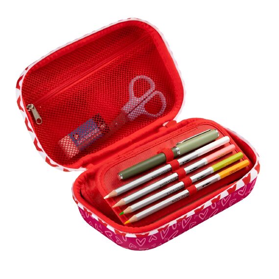 ZIPIT Wildlings Federmäppchen für Mädchen, Großes Mäppchen für die Schule, Organizer-Etui für Kinder, Federmappe Rosa