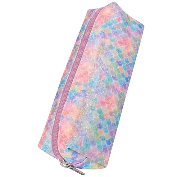 Online Premium-Schlampermäppchen/Pencil Case Mermaid I Glitzerndes Schlamperetui für Jungen & Mädchen I Federmäppchen mit praktischem Reißverschluss I 1 Fach I Ideal für Schule, Uni & Büro